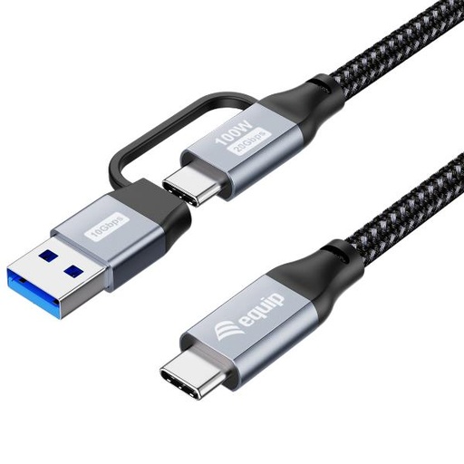 [128431] 2 IN 1 USB 3.2 GEN 2X2 C TO C 1M
