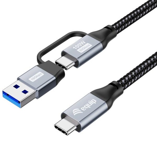 [128433] 2 IN 1 USB 3.2 GEN 2X2 C TO C 3M
