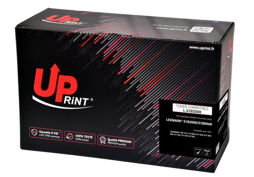 [LLTMS317UP] L.51B2000 per LEXMARK 51B2000 Nero toner 2.500pg