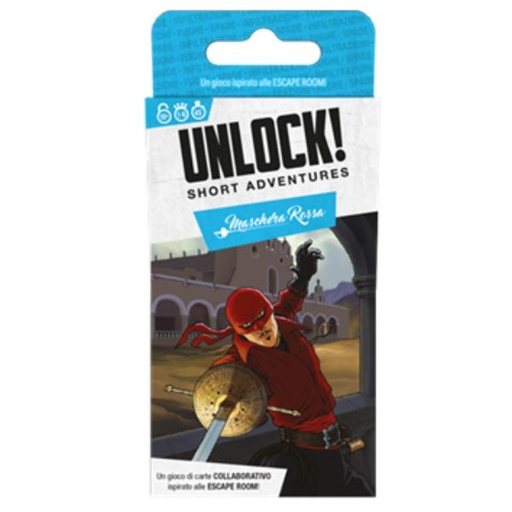 [9531] UNLOCK! SA - MASCHERA ROSSA