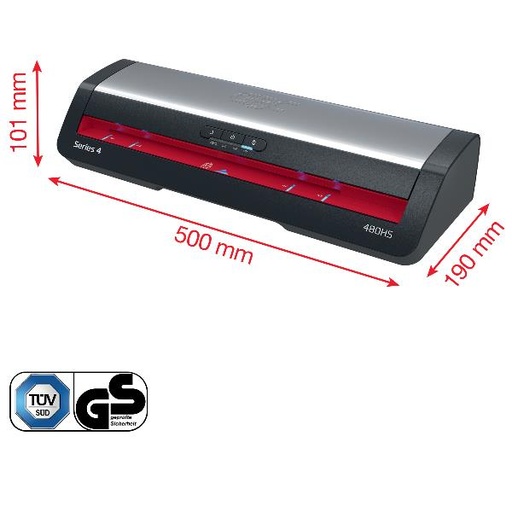 [4410072EU] PLASTIFICATRICE 480HS A3 NERA