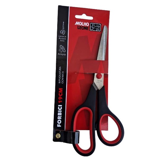 [73190] FORBICE 19CM MANICO GOMMATO ASIMME