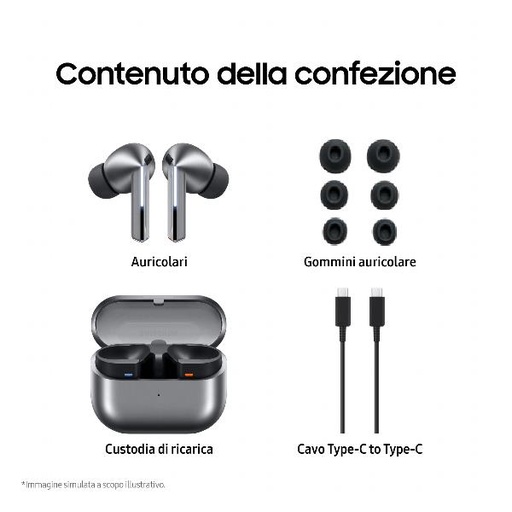 [SM-R630NZAAITV] GALAXY BUDS 3 PRO SILVER