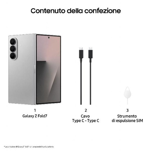 [SM-F966BZSCEUE] GALAXY Z FOLD7 12+512GB SILVER