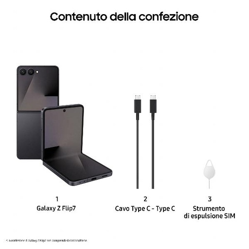 [SM-F766BZKGEEE] GALAXY Z FLIP7 12+256GB BLACK EE
