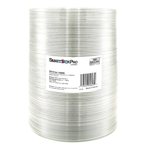[69828] CD R 52X 700MB WHITE INKJET CF.100