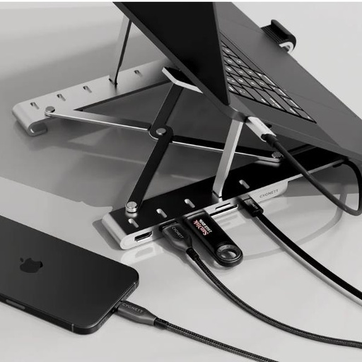 [CY5405CYHUB] UNITE 7IN1 HUB WITH FOLDING LAPTOP