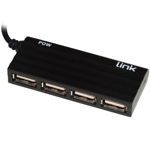 [LKHUB204] HUB 4 PORTE USB 2.0 CON CAVO