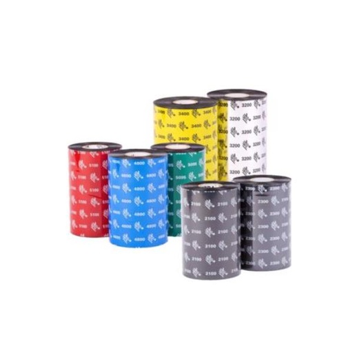 [02100BK08045] RIBBON 80X450 WAX 2100