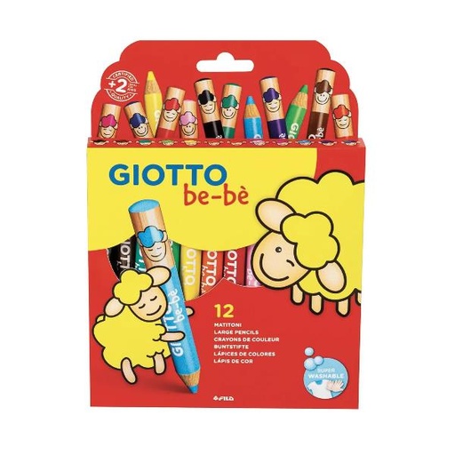 [F482000] CF12 PASTELLONI LEGNO GIOTTO BEBE