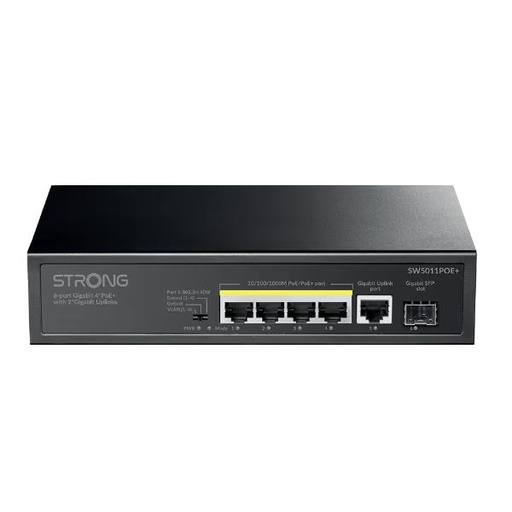 [SW5011POEP] SWITCH POE 4 PORTE GIGABIT