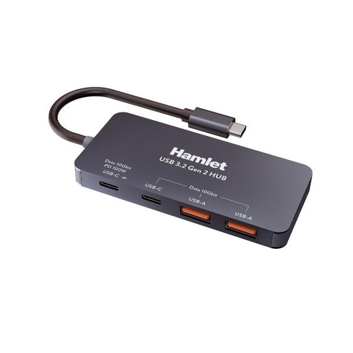 [XHUB-432C-10G-Y] HUB 4 PORTE USB-A + USB-C + PD100W