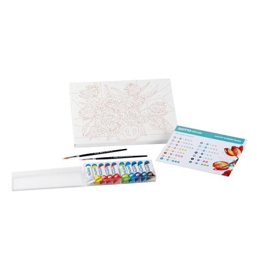 [F582700] ART LAB NUMBER CAT- KIT CREATIVO