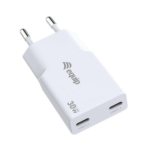 [245524] 2-PORT 30W GAN SLIM USB-C PD CHARG