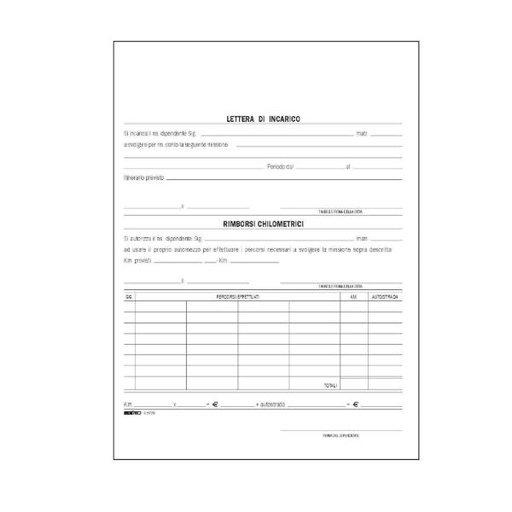 [E5778] CF100 BUSTE NOTA SPESE