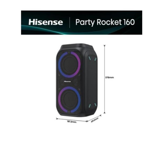 [PARTYROCKET160] PARTY SPEAKER 160W BLUETOOTH IPX4
