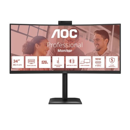[CU34E4CW] 34 MONITOR 3440X1440 120HZ REG ALT
