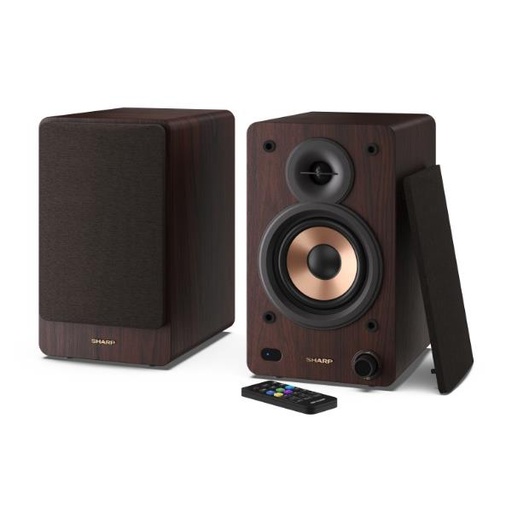 [CP-SS30BR] ALTOPARLANTI DA SCAFFALE BROWN