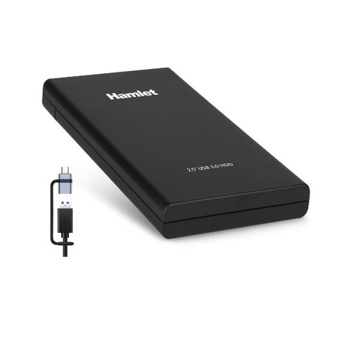 [HXD25U30-CX] BOX ESTERNO 2,5" + USB-C ADAPTER