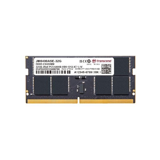 [JM6400ASE-32G] 32GB JM DDR5 6400 CSODIMM CL52 1.1V