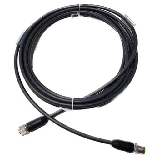 [CBL-SNS0500MM12] CAVO POWER 5M BLACK M12 MALE/FEMALE
