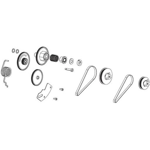 [P1058930-039] KIT DRIVE SYSTEM ZT410/ZT420/