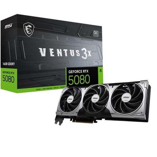 [RTX5080V3XO16G] GEFORCE RTX 5080 16G VENTUS 3X OC
