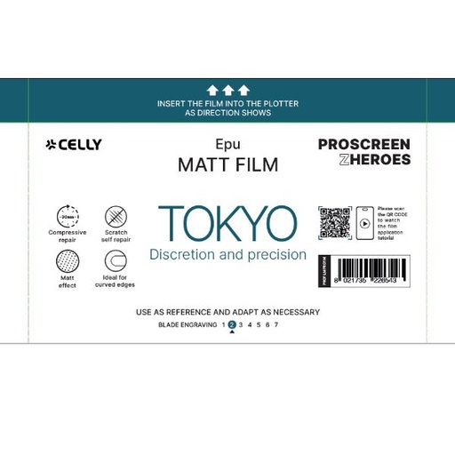 [PROFILMPRO20M] 20 PZ PROFILM MATT TOKYO
