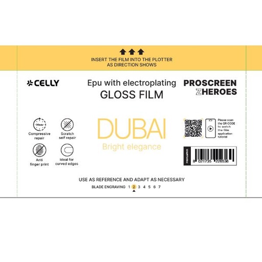 [PROFILMPRO50] 50 PZ PROFILM DUBAI ELECTROPLATING