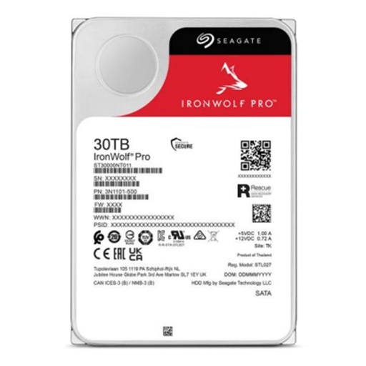 [ST30000NT011] IRONWOLF PRO 34TB SATA 3.5 7200