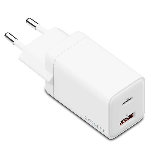 [CY5878PDWCH] POWERPLUS 35W DUAL PORT WALL CHARGE