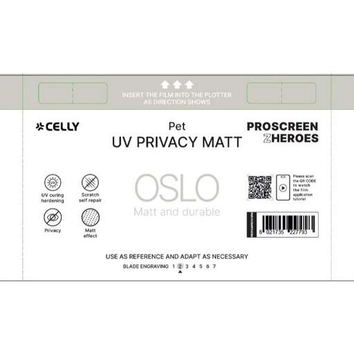 [PROFILMPRO5UVPM] 5 PZ PRO UV PRIVACY MATT OSLO
