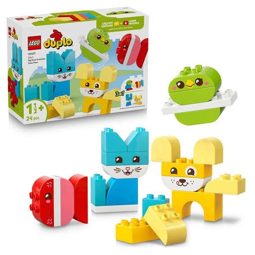 [10477] ANIMALI DOMESTICI CREATIVI 3 IN 1