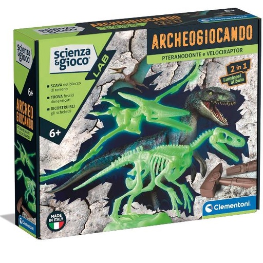 [19375] ARCHEOGIOCANDO - PTERANOD VELOCIRAP