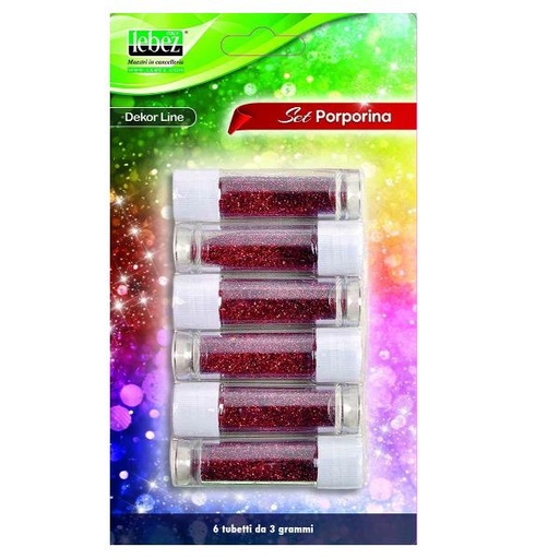 [5134-R] CF6 PORPORINA 3 GRAMMI BLIST.ROSSO