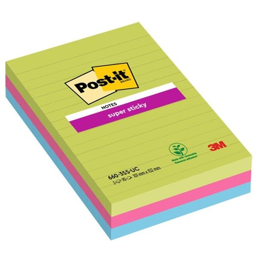 [7100235020] CF3 POST-IT SK/ASS RIGHE/101X152