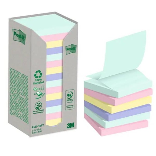 [7100259446] CF16 POST-IT Z-NOTE/ASS/76X76/100FF