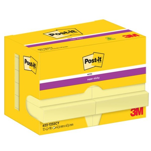 [7100290190] CF12 POST-IT SK/CANARY/47X47/90 FF
