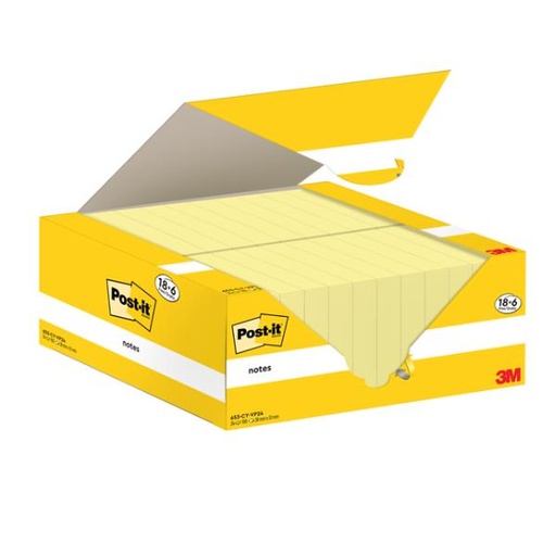 [7100317764] CF18+6 POST-IT/CANARY/38X51/100 FF