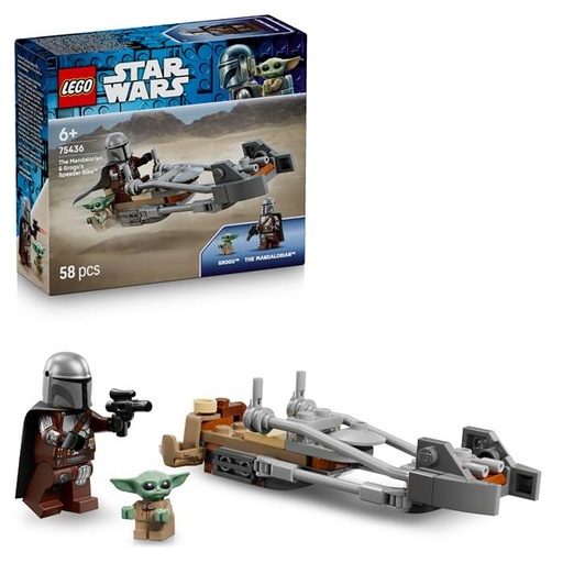 [75436] SPEEDER BIKE MANDALORIANO E GROGU