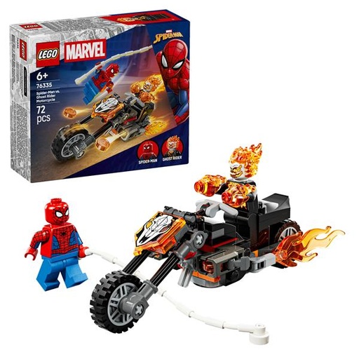 [76335A] SPIDER-MAN VS GHOST RIDER IN MOTO