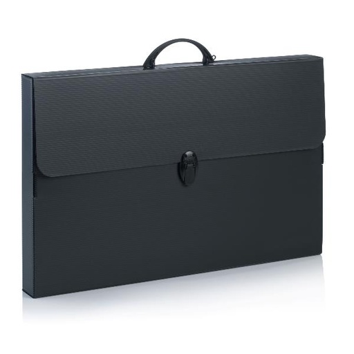 [100501083] VALIG.POLI.TOTAL BLACK 56.5X35X5 5