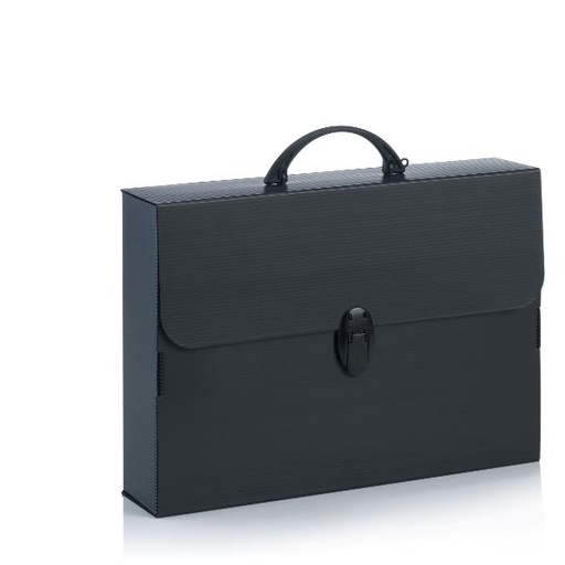 [100501103] VALIG.POLI.TOTAL BLACK 37.5X27X8