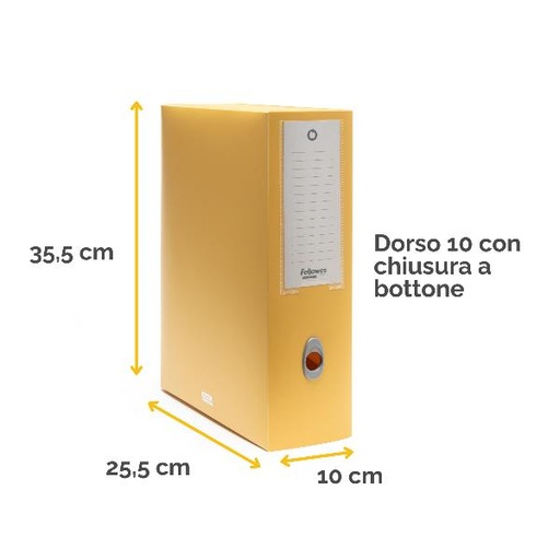 [100102114] SCATOLA PROGETTO HOLOS D10 GIALLO
