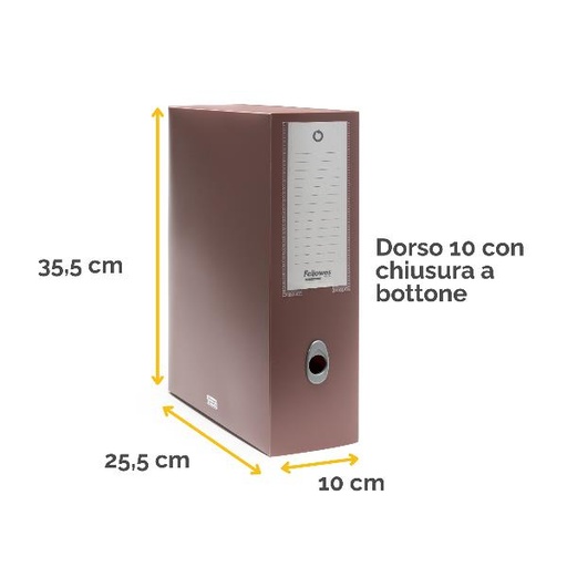 [100102115] SCATOLA PROGETTO HOLOS D10 MARRONE