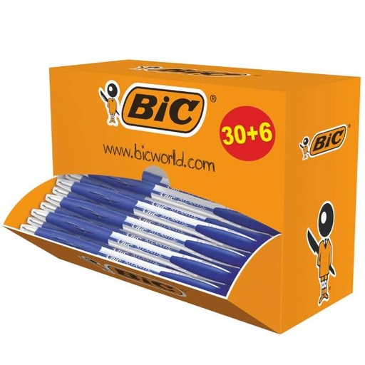 [920286] CF30+6 PENNE ATALANTIS BLU PUNT 1MM