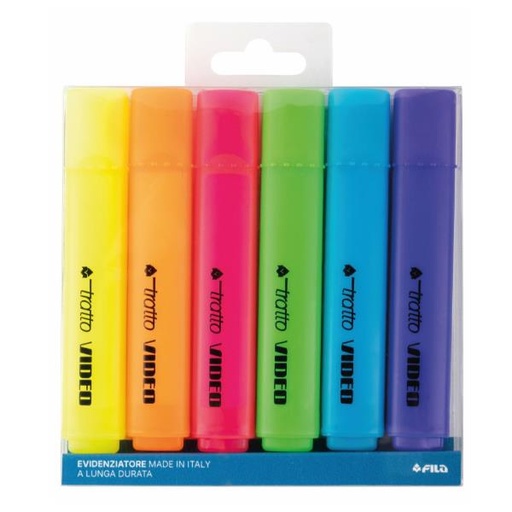 [F83100000] CF6 TRATTO VIDEO COLORI ASSORTITI