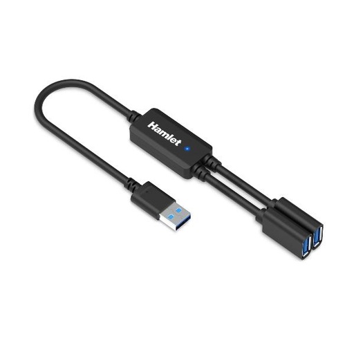 [XHUB-02UA-5GY] HUB USB 3.0 CON 2 USCITE USB-A 3.0