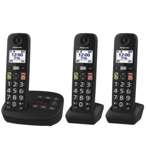 [KX-TGU133EXB] CORDLESS TGU133 TAST GRAN SEGR TRIO