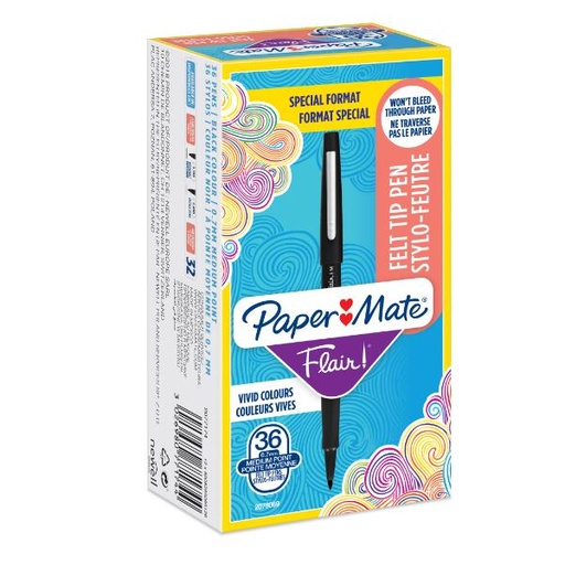[2077174] CF36 PENNA FLAIR/NYLON NERO 1,1MM